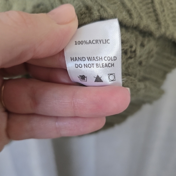 Ces Femme Chucky Green Colorblock Sweater Vest Size Small Oversized - Picture 4 of 5